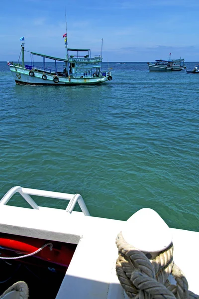 Голубой Камень Лагуны Таиланде Kho Tao Залив Абстрактный Воды Южного — стоковое фото