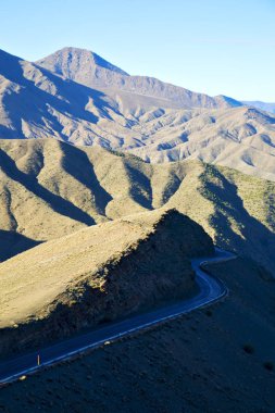 yerdeki Afrika bush kuru atlas dağ