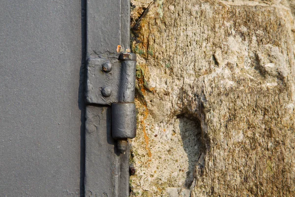 Astratto casa porta italia metallo zip — Foto Stock