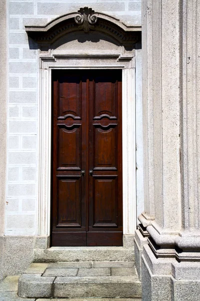 Lombardia Włochy besnate stare cegły zamkniętej krok — Zdjęcie stockowe