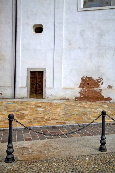 Italia lombardia il santo antonino vecchia chiesa chiusa — Foto Stock