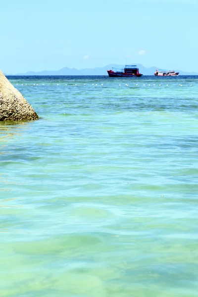 Kho baía ilha branca tailândia e sul c mar — Fotografia de Stock