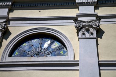 gül pencere İtalya lombardy sumırago tuğla kapalı 