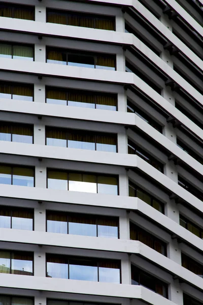 Reflex of some gray glass of the    bangkok — Stock Photo, Image