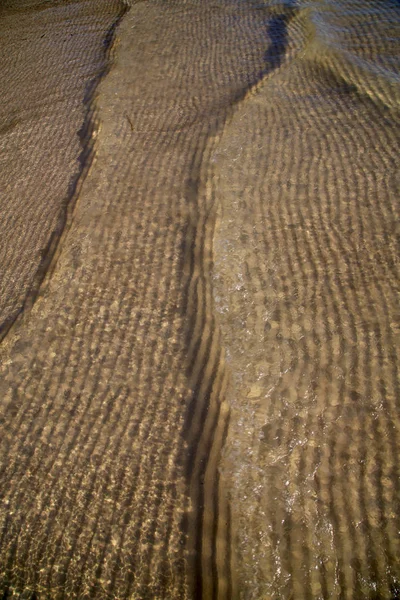 Άμμο και στην παραλία αφηρημένη υγρό στη Νότια θάλασσα — Φωτογραφία Αρχείου