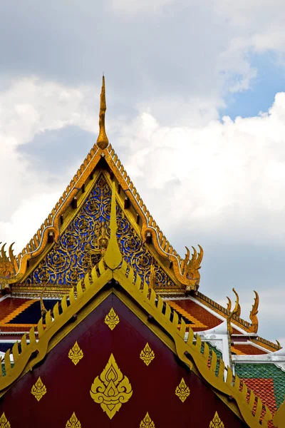 Thailand wat Paläste Asien Himmel und Farben Religion mo — Stockfoto