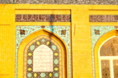 İran ve eski antika Camii minaresi