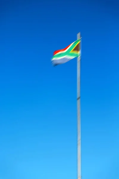 A nemzeti zászló Dél-Afrikában — Stock Fotó