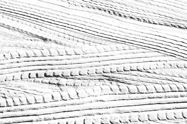Kum ve yön textu bazı otomobillerde Umman çöl kavramını — Stok fotoğraf