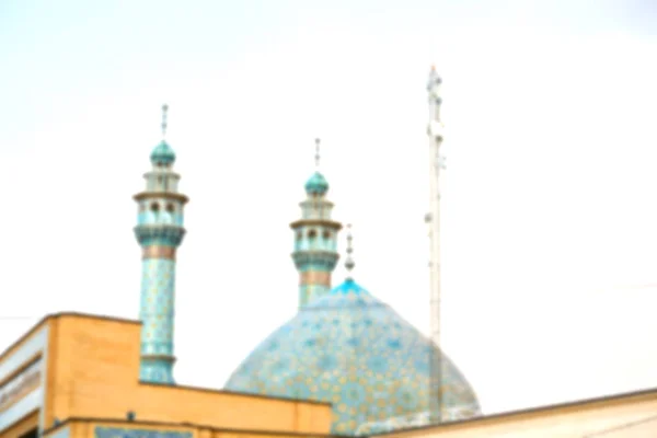 Em iran e antigo antigo minarete mesquita — Fotografia de Stock