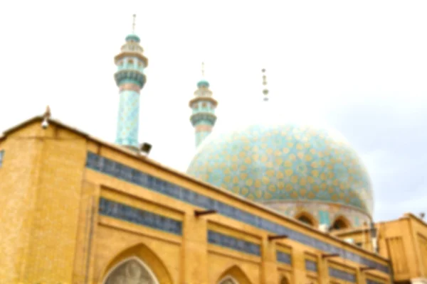 Em iran e antigo antigo minarete mesquita — Fotografia de Stock