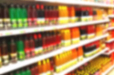 İran soyut süpermarkette bulanık