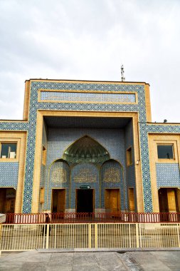 İran ve eski antika Camii minaresi