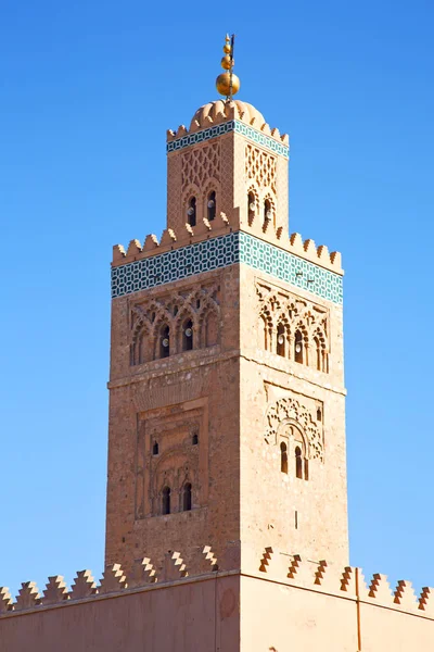 历史摩洛哥非洲尖塔宗教天空 — 图库照片