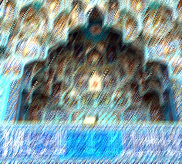 Στο Ιράν την θρησκεία αρχιτεκτονική — Φωτογραφία Αρχείου