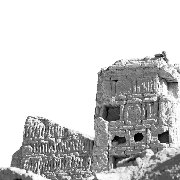 Borrão Iran Castelo Velho Perto Tijolo Saryadz — Fotografia de Stock
