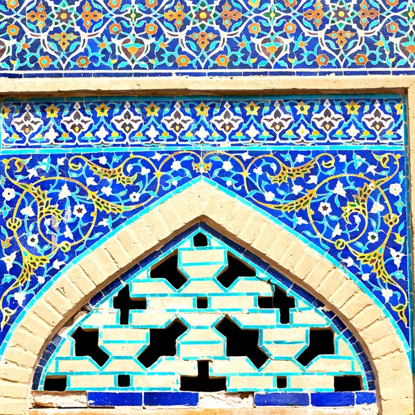 Em iran os azulejos decorativos velhos — Fotografia de Stock