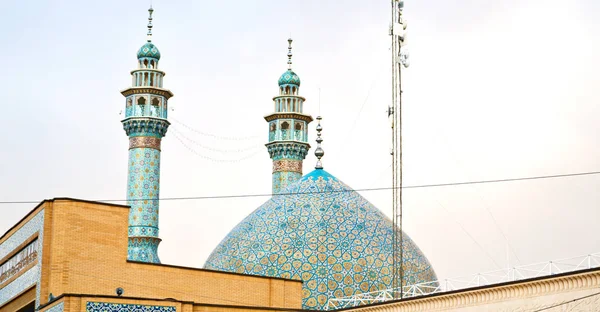 Ran Eski Antika Camii Minare Din Farsça Architectur Bulanıklık — Stok fotoğraf