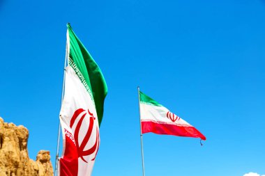 İran İran dalgalanan bayrak 