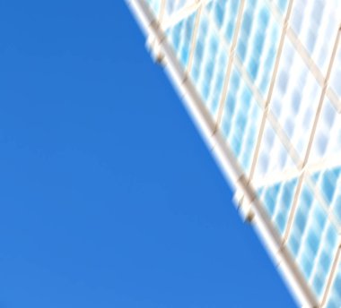 Güney Afrika eski penceresinde şehir merkezinde 