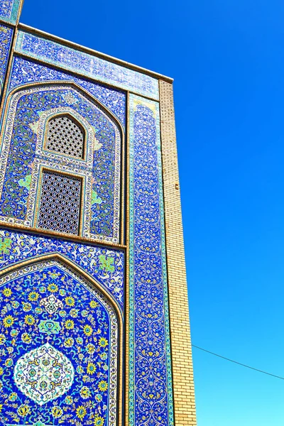 In iran the old decorative     tiles — Stock Photo, Image