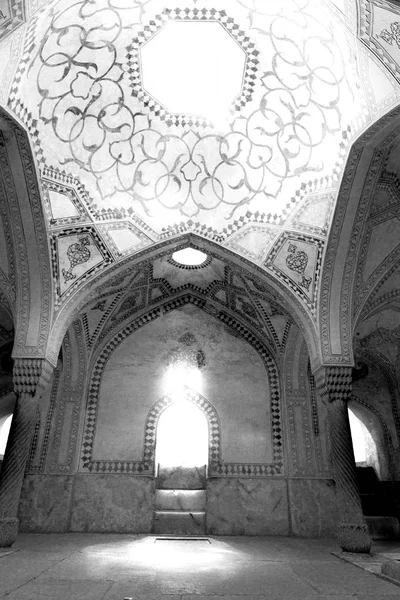 in iran inside the old antique  mosque