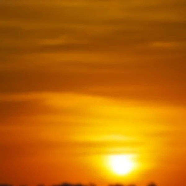 En Sudáfrica puesta de sol roja en la nube — Foto de Stock