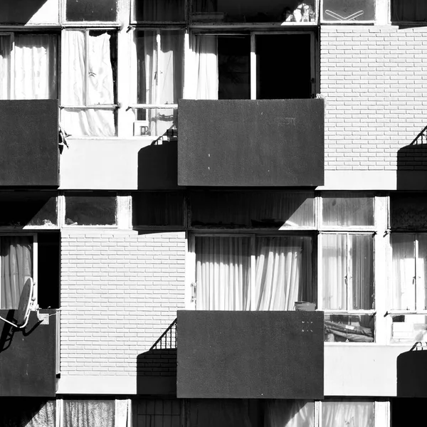 Güney Afrika eski terasında şehir merkezinde