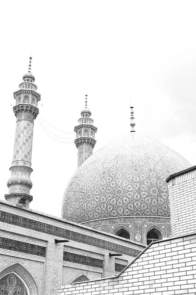 Iran Och Gamla Antika Moskén Minaret Religion Persiska Arkite — Stockfoto