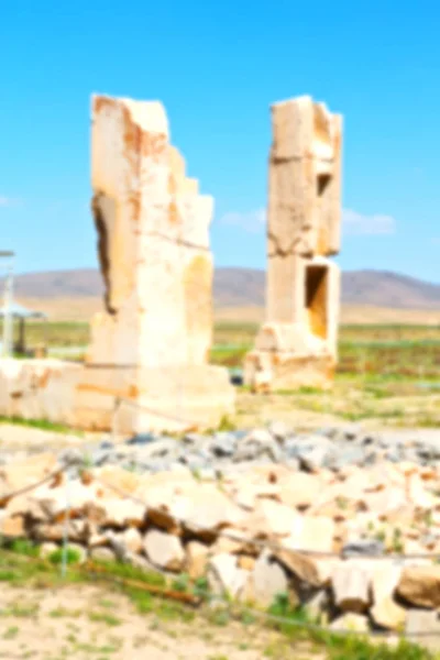 En iran pasargad la vieja construcción —  Fotos de Stock