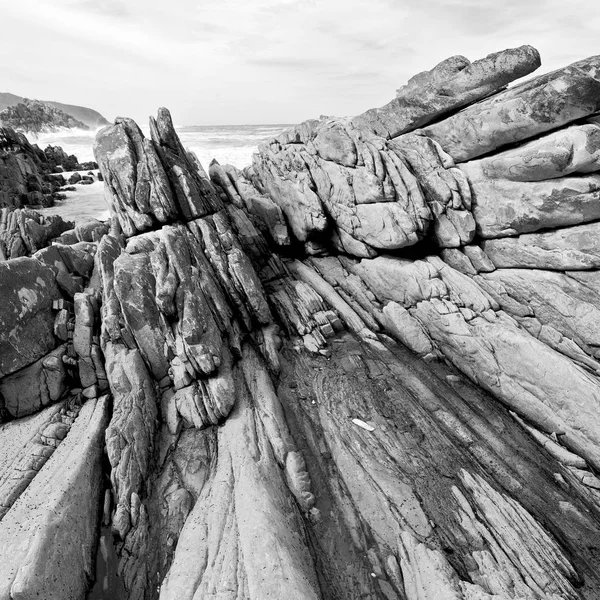 In south africa   sky ocean  reserve — Stock Photo, Image