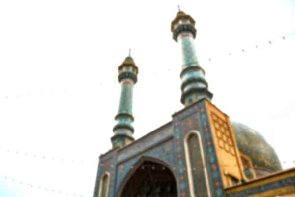 Em iran e antigo antigo minarete mesquita — Fotografia de Stock