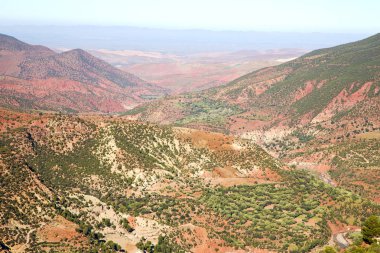 dades Vadisi atlas Afrika zemin ve kırmızı