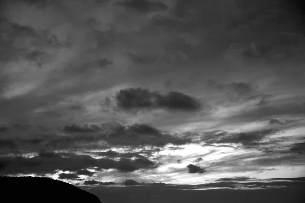 In Südafrika abstrakte Wolke und Sonnenuntergang — Stockfoto