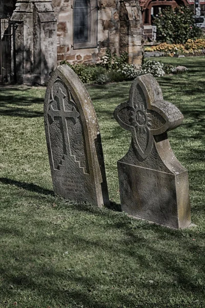 In  south africa   antique  grave cemetery — Stock Photo, Image