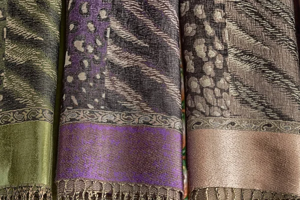 Colorfull akcesoria apaszka i chusty — Zdjęcie stockowe