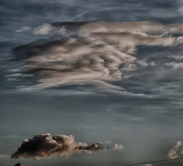 V Filipíny abstraktní cloud a západ slunce — Stock fotografie