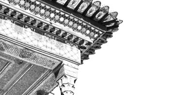 İran'ın eski dekoratif karolar 