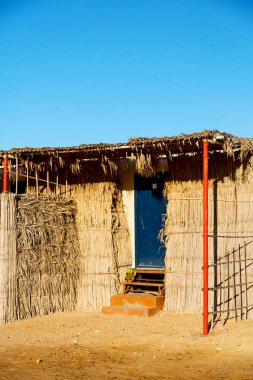 Sahara Asya Umman eski inşaat ve tarihsel Köyü 