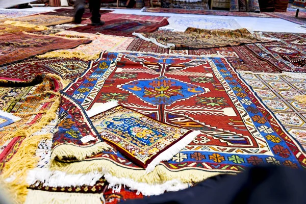 En iran alfombra antigua textil —  Fotos de Stock