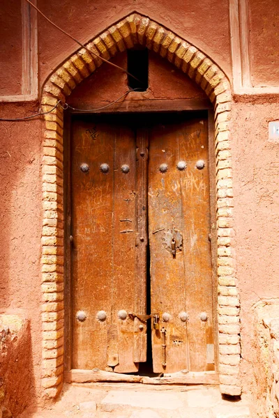 Desenfoque Iran Puerta Vieja Cerca Mezquita Construcción Antigüedades — Foto de Stock