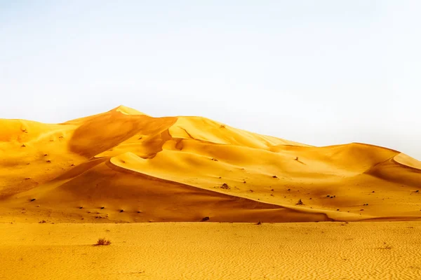 Em oman velho deserto esfregar al khali o quarto vazio e ao ar livre — Fotografia de Stock