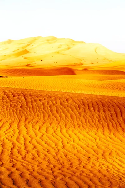 In oman alten Wüste rub al khali das leere Viertel und im Freien — Stockfoto