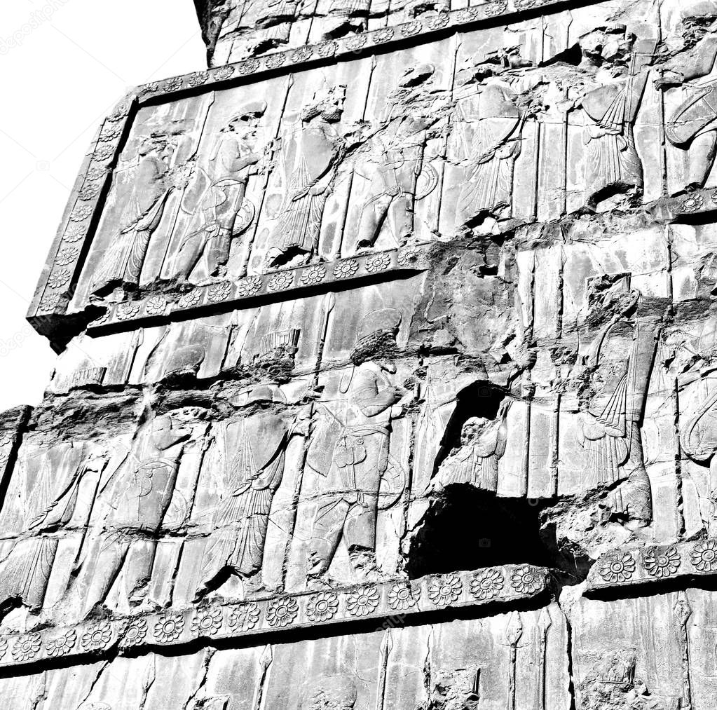 blur  in iran persepolis the old   ruins historical destination monuments and rui