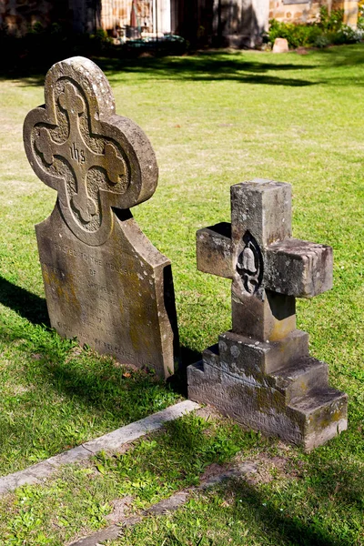 Na África do Sul antigo cemitério sepultura — Fotografia de Stock