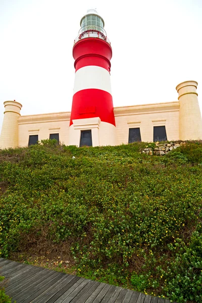 En Afrique du Sud littoral et phare — Photo