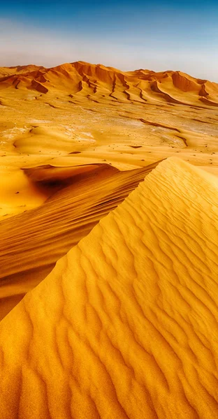 Dans oman vieux désert frotter al khali le quartier vide et extérieur s — Photo