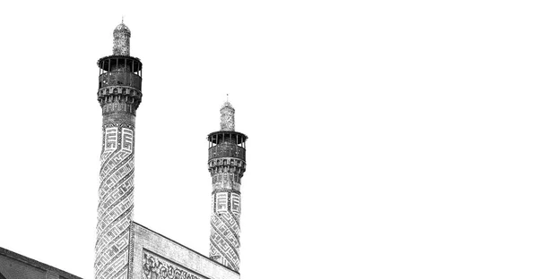 En iran antigua mezquita cuadrada —  Fotos de Stock
