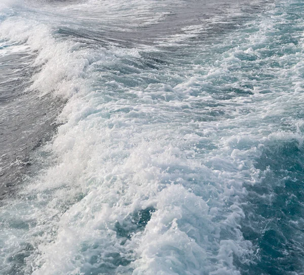 Uma vista do barco e do oceano pacífico — Fotografia de Stock