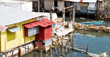  gecekondu yoksul insanlar için evde  
